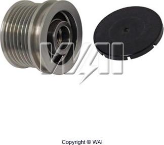 WAI 24-91254-3 - Pulley, alternator, freewheel clutch autospares.lv