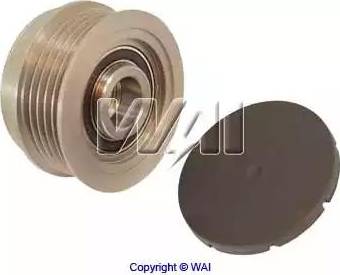 WAI 24-91256-7 - Pulley, alternator, freewheel clutch autospares.lv