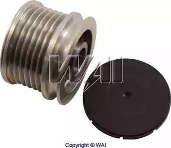 WAI 24-91263-3 - Pulley, alternator, freewheel clutch autospares.lv