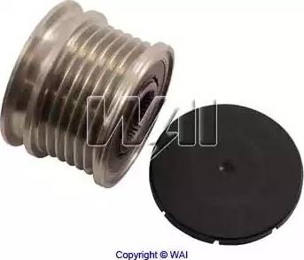 WAI 24-91263-3 - Pulley, alternator, freewheel clutch autospares.lv