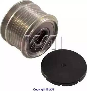 WAI 24-91282-3 - Pulley, alternator, freewheel clutch autospares.lv