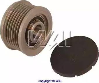 WAI 24-91278-7 - Pulley, alternator, freewheel clutch autospares.lv