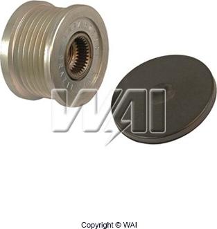 WAI 24-91277-1 - Pulley, alternator, freewheel clutch autospares.lv