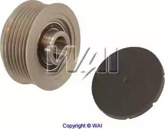 WAI 24-81110-7 - Pulley, alternator, freewheel clutch autospares.lv