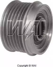 WAI 24-83281-7 - Pulley, alternator, freewheel clutch autospares.lv