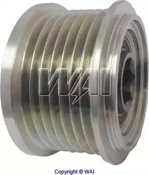 WAI 24-82114-7 - Pulley, alternator, freewheel clutch autospares.lv