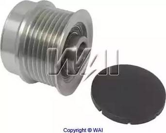 WAI 24-82290-7 - Pulley, alternator, freewheel clutch autospares.lv