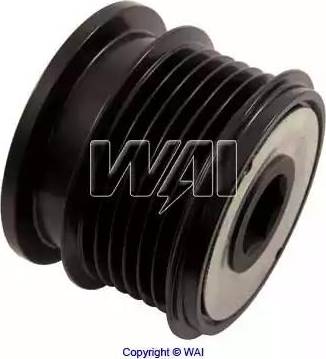 WAI 24-82293-4 - Pulley, alternator, freewheel clutch autospares.lv