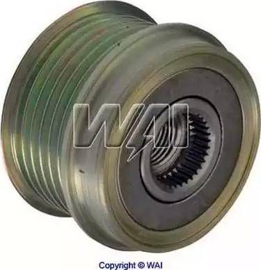 WAI 24-2281-3 - Pulley, alternator, freewheel clutch autospares.lv