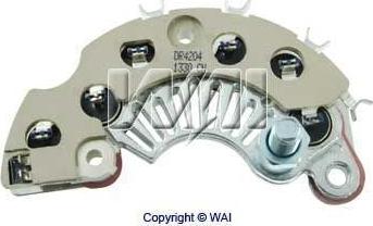 WAI DR4204 - Rectifier, alternator autospares.lv