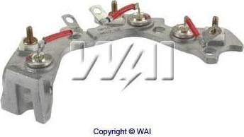 WAI DR1670 - Rectifier, alternator autospares.lv