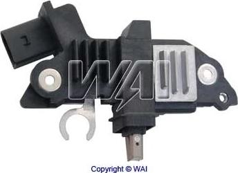 WAI IB5378 - Voltage regulator, alternator autospares.lv