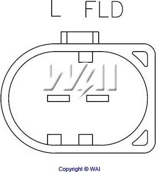 WAI IB5225HD - Voltage regulator, alternator autospares.lv