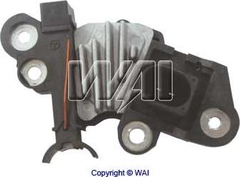 WAI IB6165 - Voltage regulator, alternator autospares.lv