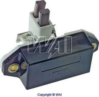 WAI IB358 - Voltage regulator, alternator autospares.lv