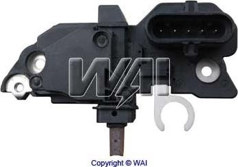 WAI IB298 - Voltage regulator, alternator autospares.lv