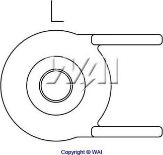 WAI IB248 - Voltage regulator, alternator autospares.lv
