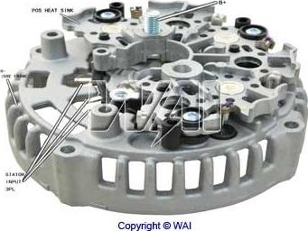 WAI IBR4001 - Rectifier, alternator autospares.lv