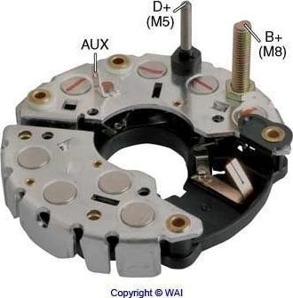 WAI IBR354 - Rectifier, alternator autospares.lv