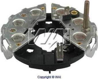 WAI IBR304HD - Rectifier, alternator autospares.lv