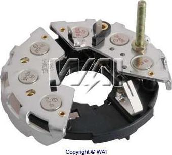 WAI IBR304 - Rectifier, alternator autospares.lv