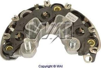 WAI IBR243 - Rectifier, alternator autospares.lv