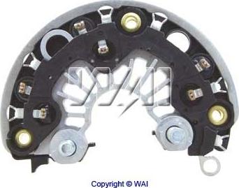 WAI IBR215 - Rectifier, alternator autospares.lv