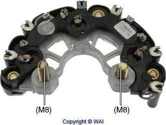 WAI IBR238 - Rectifier, alternator autospares.lv