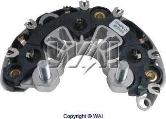 WAI IBR237 - Rectifier, alternator autospares.lv