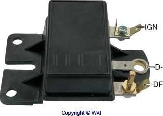 WAI ID4010 - Voltage regulator, alternator autospares.lv