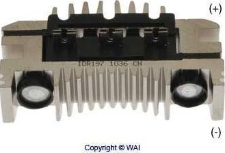 WAI IDR197 - Rectifier, alternator autospares.lv