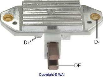 WAI IK543 - Voltage regulator, alternator autospares.lv