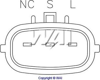 WAI IM564 - Voltage regulator, alternator autospares.lv