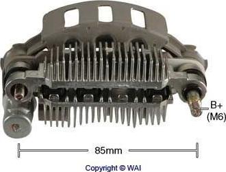 WAI IMR8591 - Rectifier, alternator autospares.lv