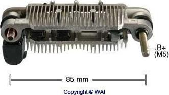 WAI IMR8578 - Rectifier, alternator autospares.lv