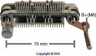 WAI IMR7564 - Rectifier, alternator autospares.lv