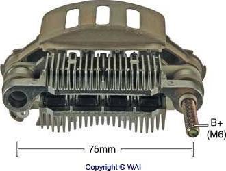 WAI IMR7579 - Rectifier, alternator autospares.lv