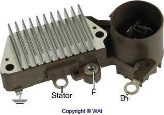 WAI IN436 - Voltage regulator, alternator autospares.lv