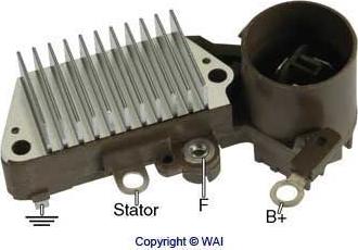 WAI IN438 - Voltage regulator, alternator autospares.lv