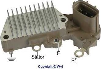 WAI IN437 - Voltage regulator, alternator autospares.lv