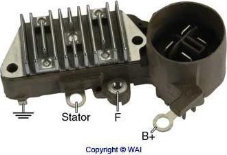 WAI IN225 - Voltage regulator, alternator autospares.lv