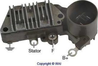 WAI IN220 - Voltage regulator, alternator autospares.lv