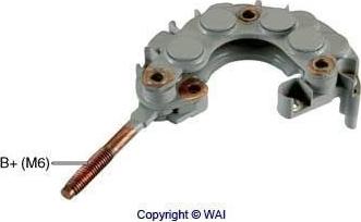 WAI INR718P - Rectifier, alternator autospares.lv