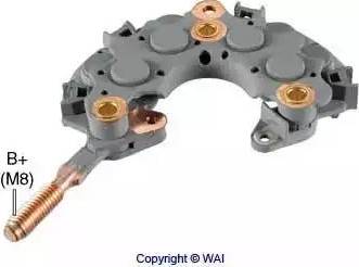 WAI INR720XHD - Rectifier, alternator autospares.lv