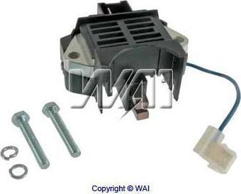 WAI IP125 - Voltage regulator, alternator autospares.lv