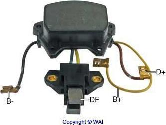 WAI IP729B - Voltage regulator, alternator autospares.lv