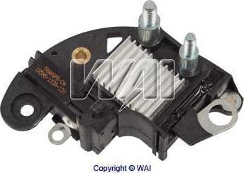 WAI IX595 - Voltage regulator, alternator autospares.lv