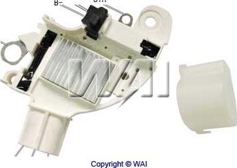 WAI IX135 - Voltage regulator, alternator autospares.lv