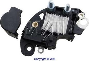 WAI IX124 - Voltage regulator, alternator autospares.lv