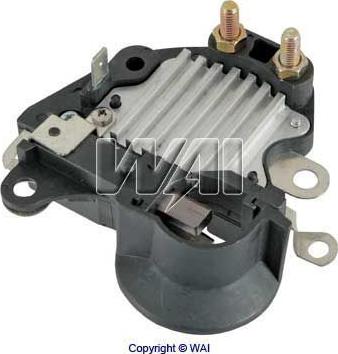 WAI IX127 - Voltage regulator, alternator autospares.lv